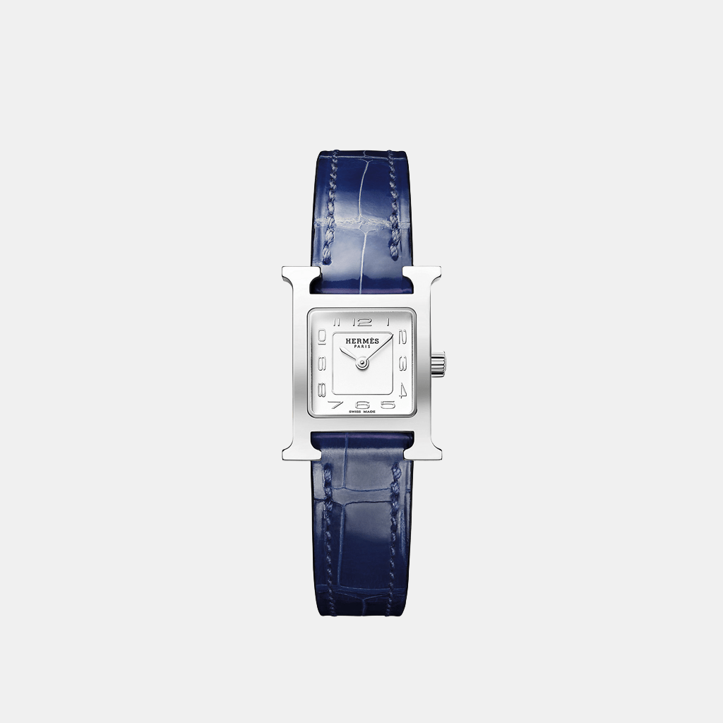 Montre Heure H Mini modèle, 21 mm Quartz Acier  