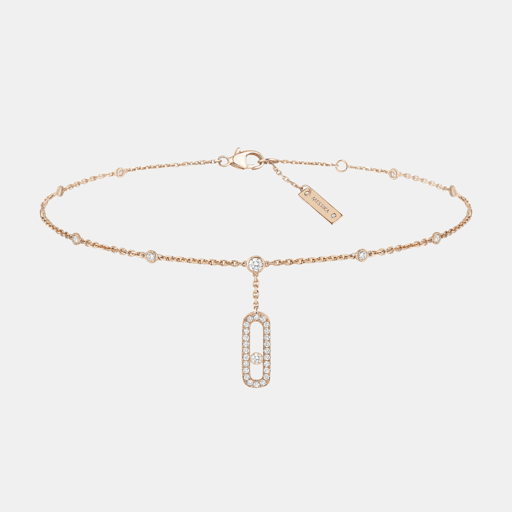 Bracelet Move Uno Pavé Or rose Diamant 0.35ct