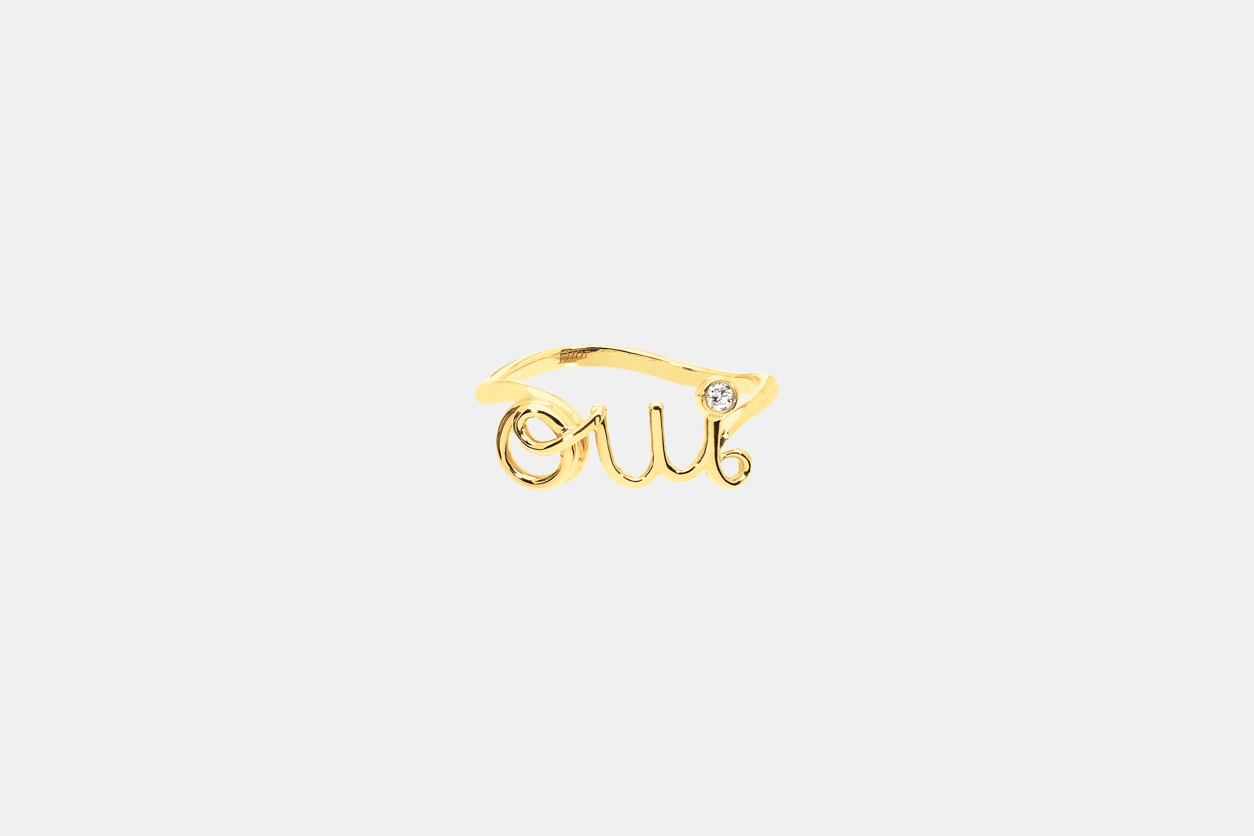 Bague Dioramour Or jaune Diamant 0.03 ct