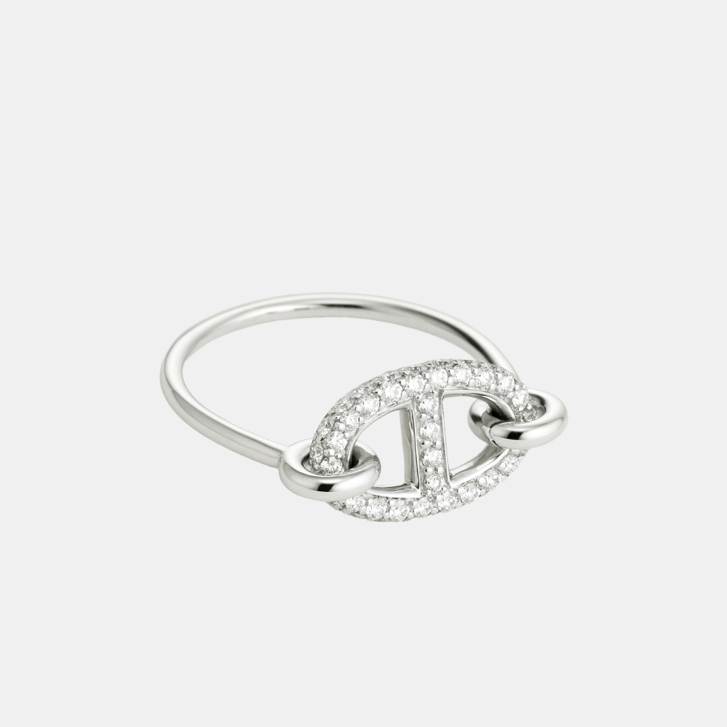 Bague Farandole Or blanc Diamant 0.45 ct