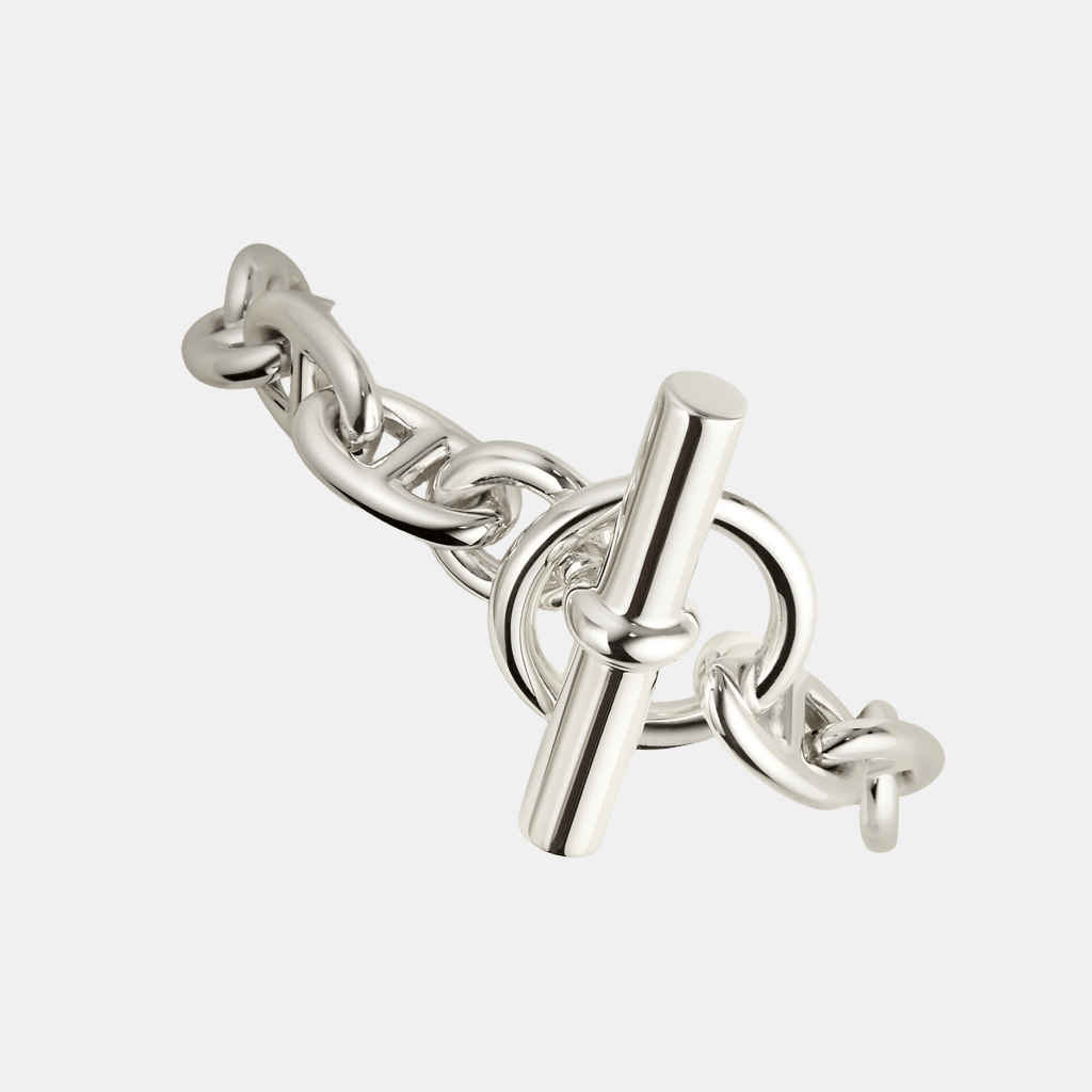Bracelet Chaîne d'Ancre Moyen modèle Argent