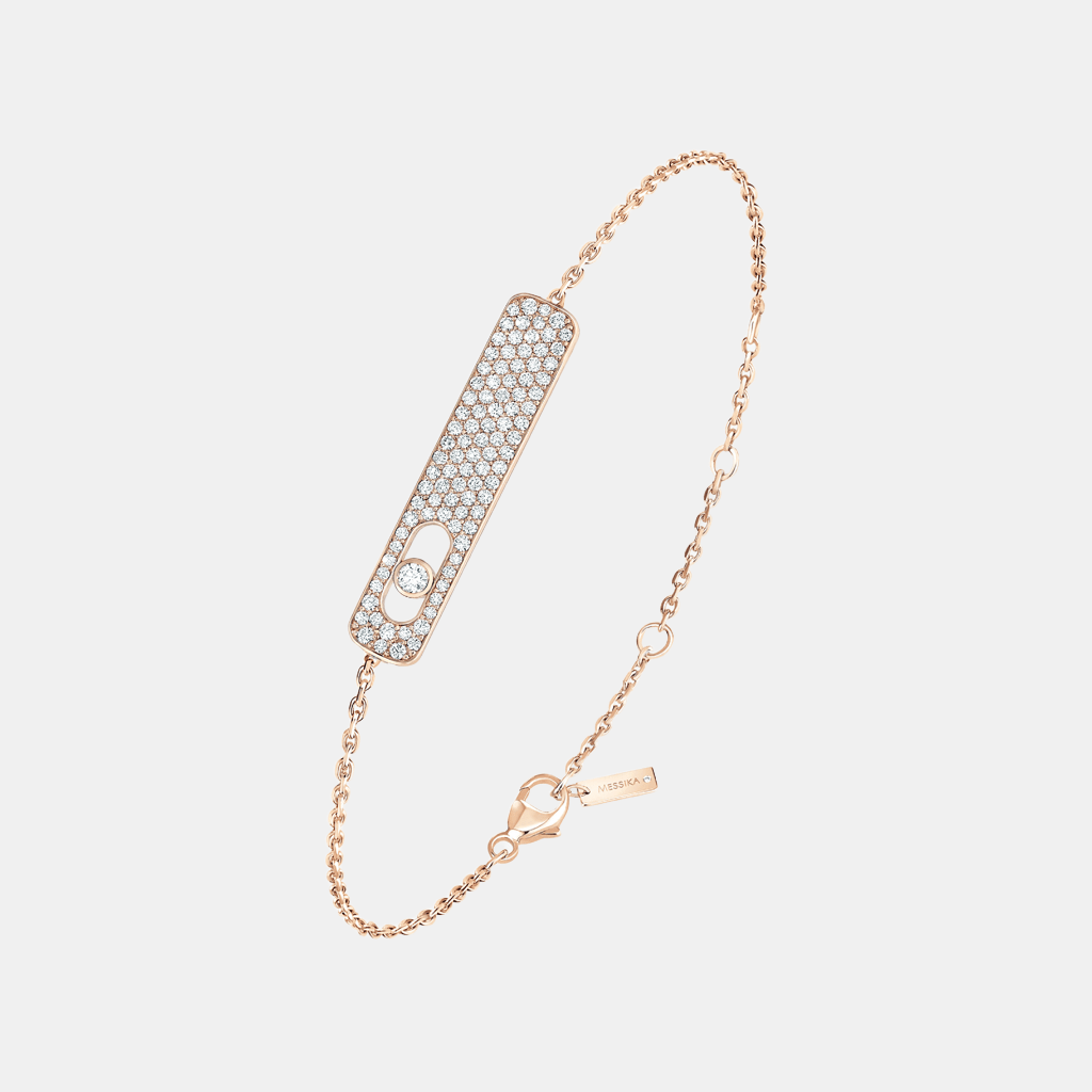 Bracelet My First Diamond Pavé Or rose Diamant 0.33ct