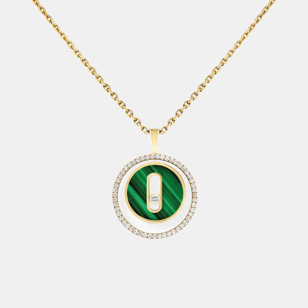 Collier Lucky Move SM Or jaune Mixte 0.16ct