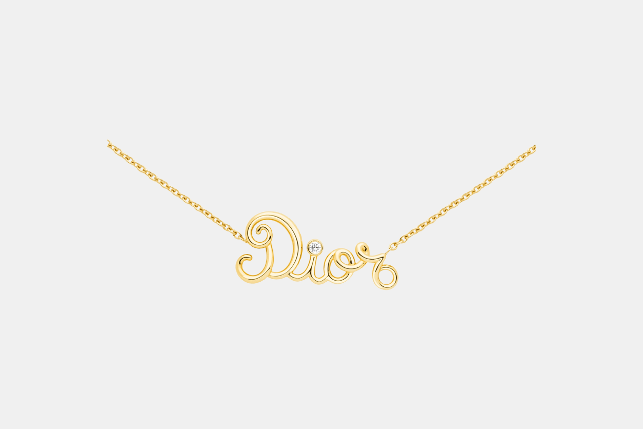 Collier Dioramour Or jaune Diamant 0.10 ct