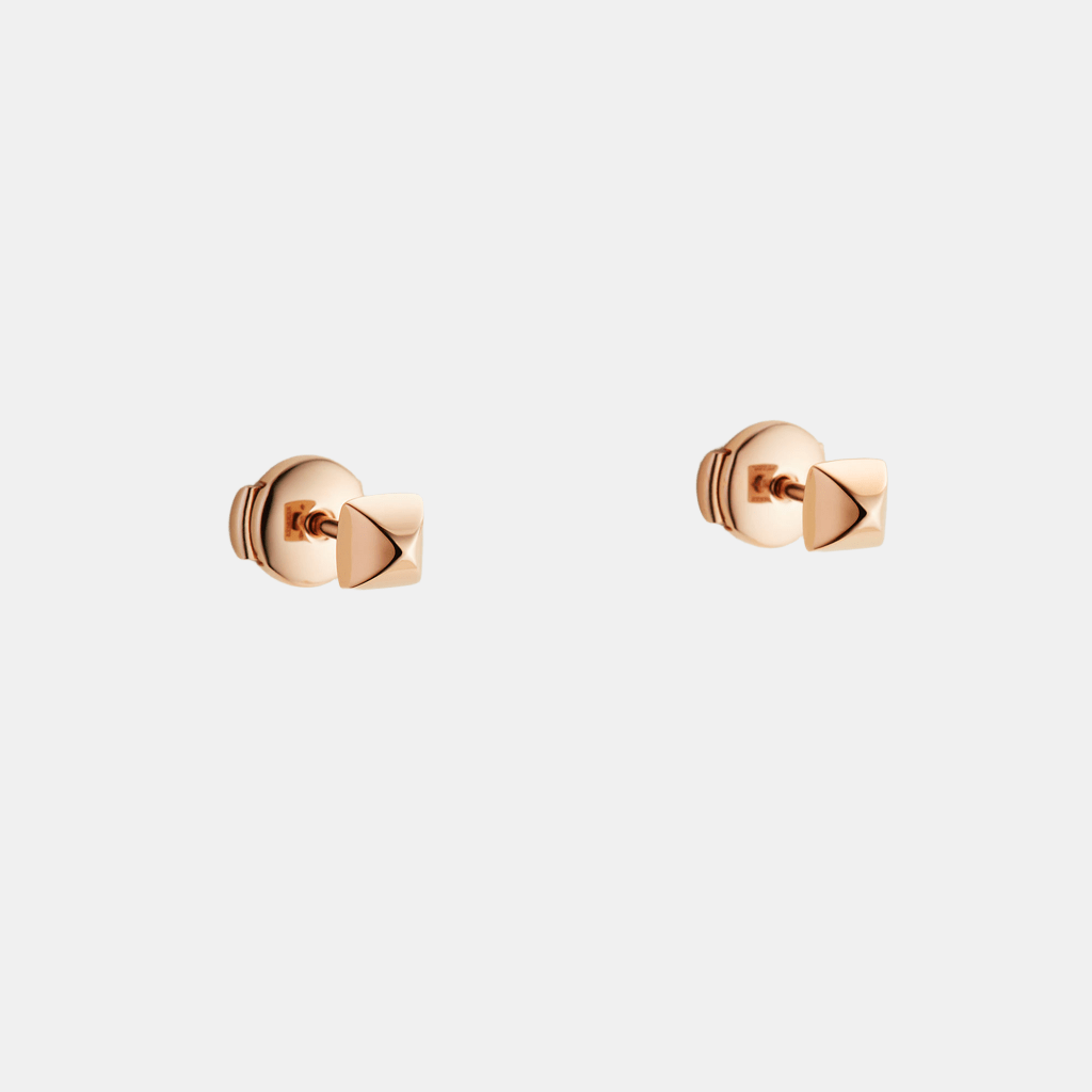 Boucles d'oreilles Clou d'H Or rose