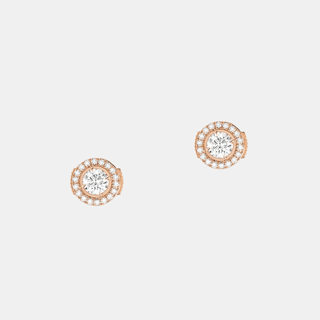 Boucles d'oreilles Joy Or rose Diamant 0.25ct