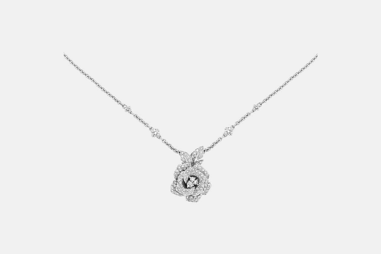 Collier Bagatelle Or rose Diamant 1.75 ct