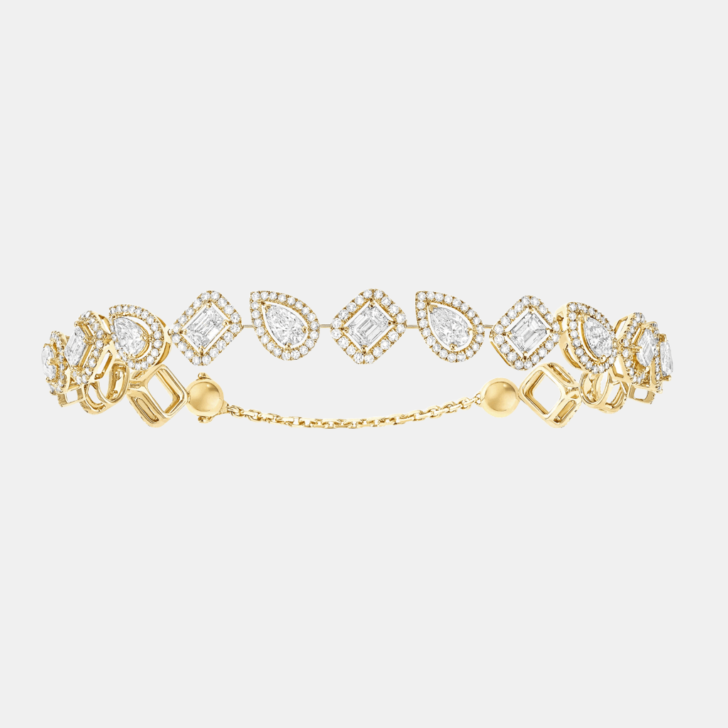 Bracelet My Twin Rivière Or jaune Diamant 0.15ct