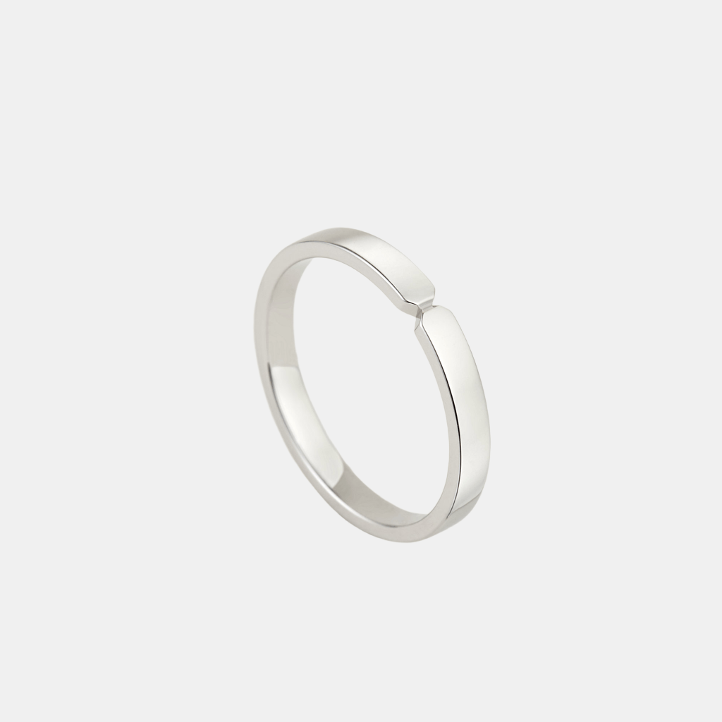 Bague Kelly Petit modèle Platine