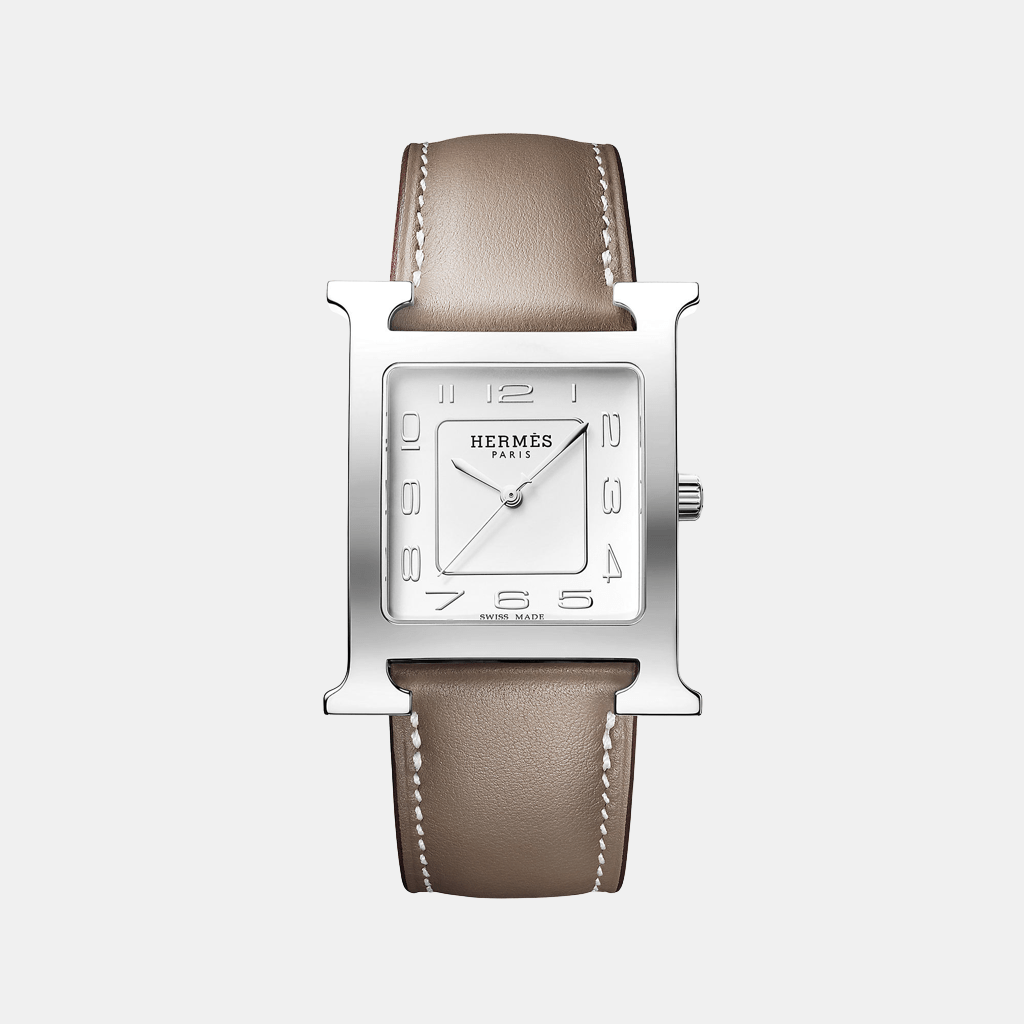 Montre Heure H Grand modèle, 34 mm Quartz Acier  