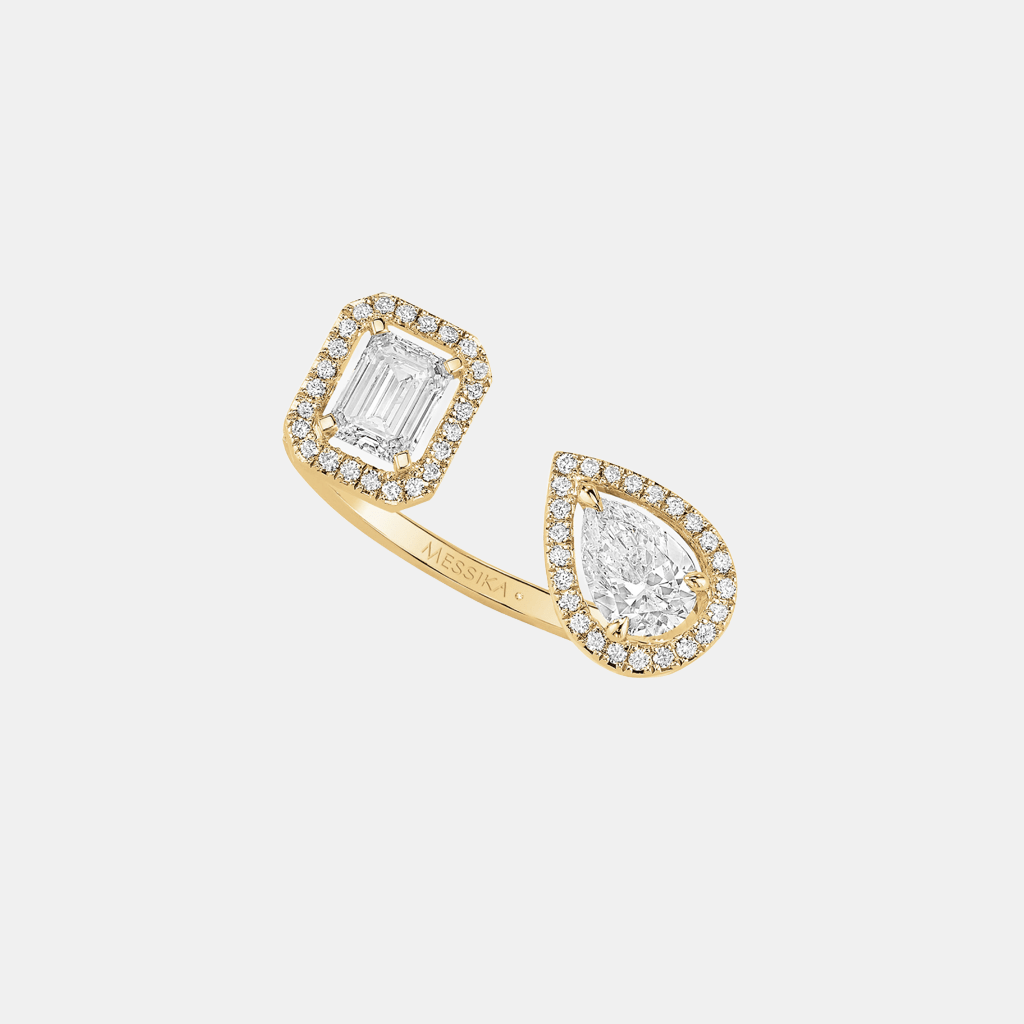 Bague My Twin Toi & Moi Or jaune Diamant 2x0.25ct