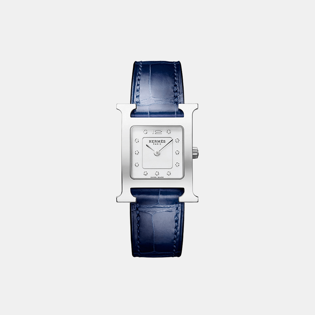 Montre Heure H Petit modèle, 25 mm Quartz Acier  