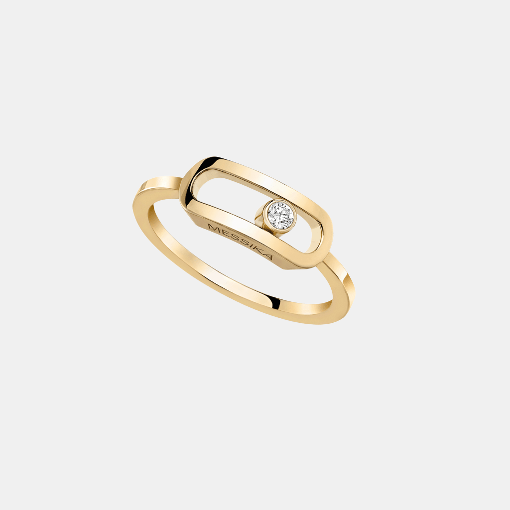 Bague Move Uno LM Or jaune Diamant 0.06ct