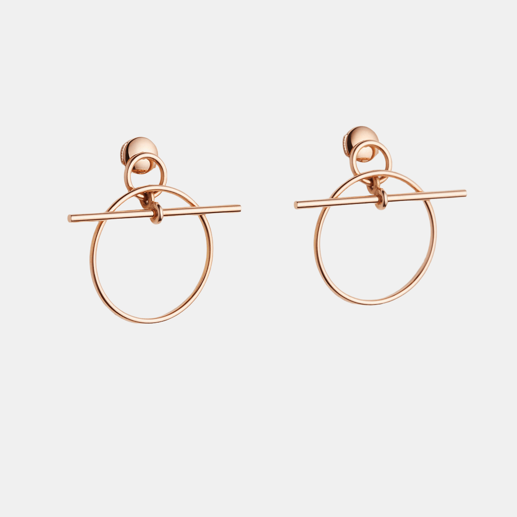 Boucles d'oreilles Loop Or rose