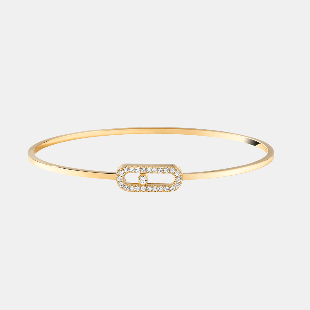 Bracelet Move Uno Pavé Flex Or jaune Diamant 0.18ct