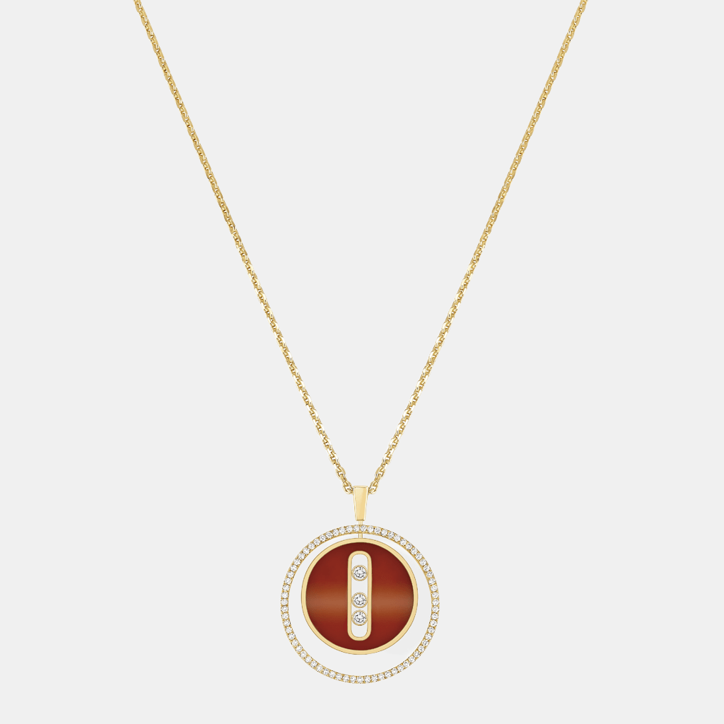 Collier Lucky Move Or jaune Mixte