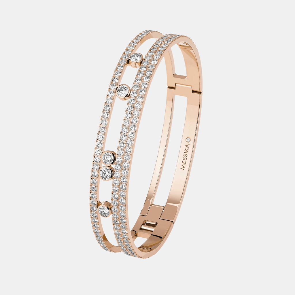 Bracelet Move Romane Pavé L Or rose Diamant 4.5ct