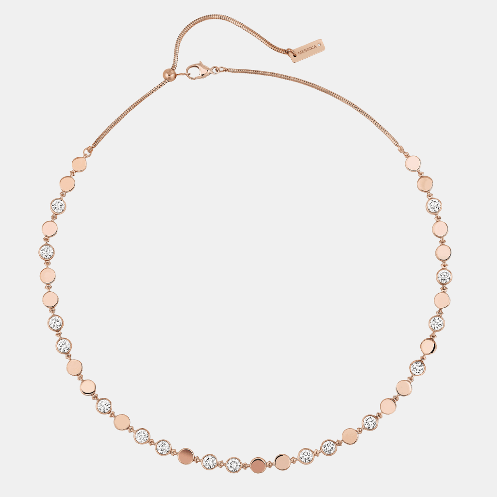 Collier D-Vibes MM Or rose Diamant 2.8ct