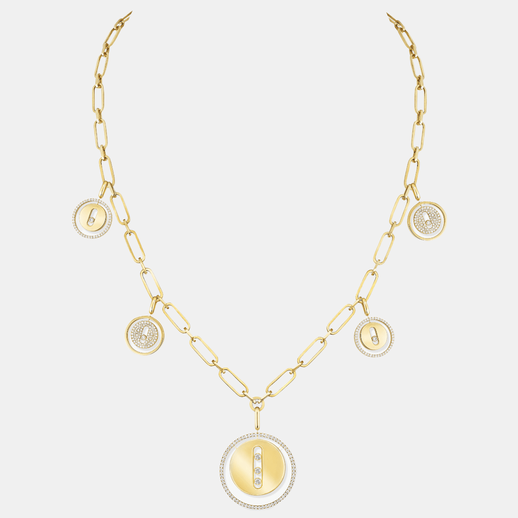 Collier Lucky Move Or jaune Diamant 1.3ct