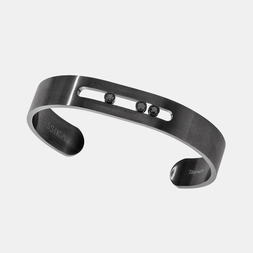 Bracelet Move Titanium Titane Diamant 0.3ct