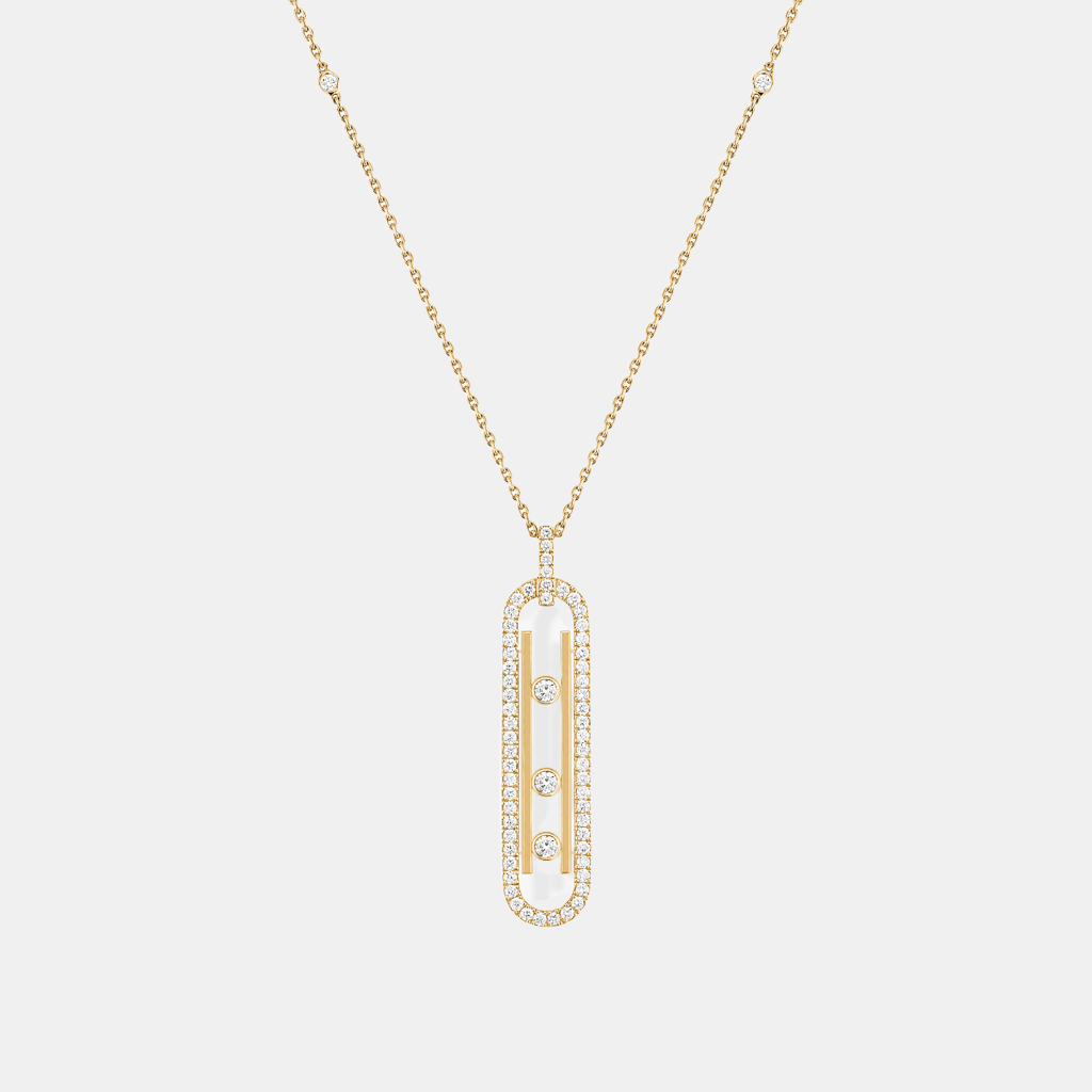 Collier Move 10th Anniversary Or jaune Diamant 0.74ct