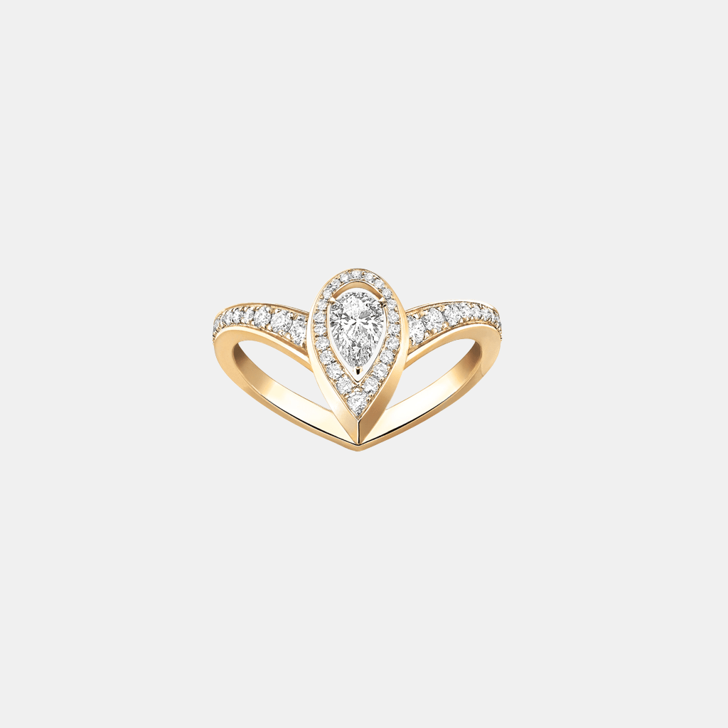Bague Fiery Or jaune Diamant 0.1ct