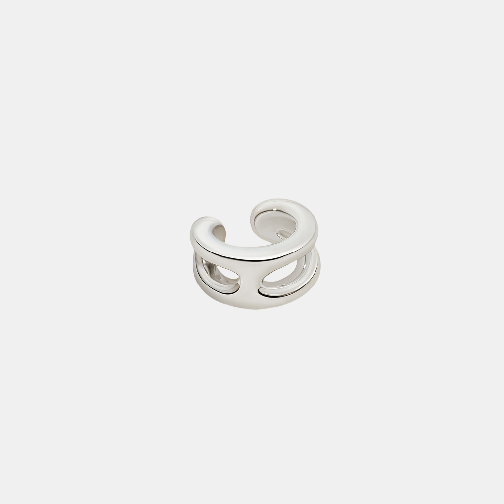Boucles d'oreilles Chaîne d'Ancre Argent