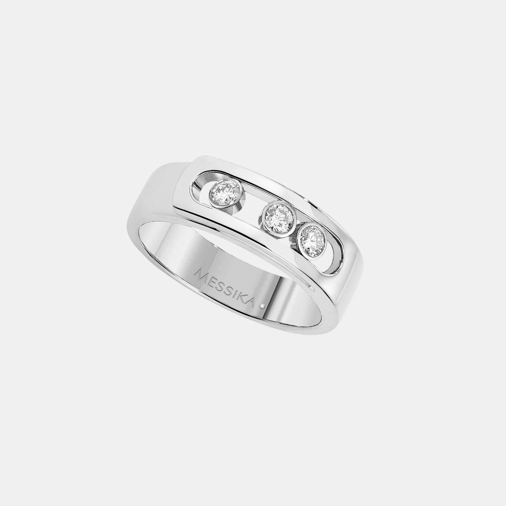 Bague Move Noa Or blanc Diamant 0.15ct