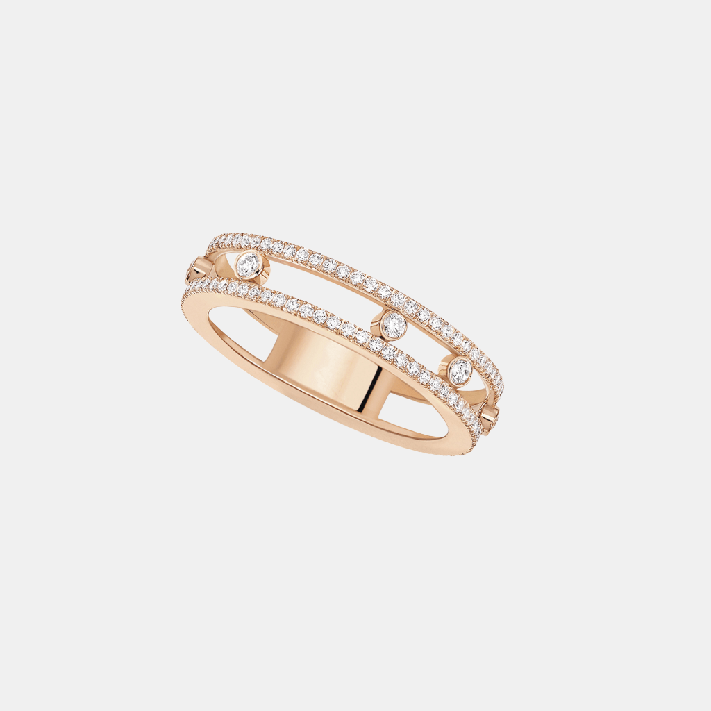 Bague Move Romane Or rose Diamant 0.5ct