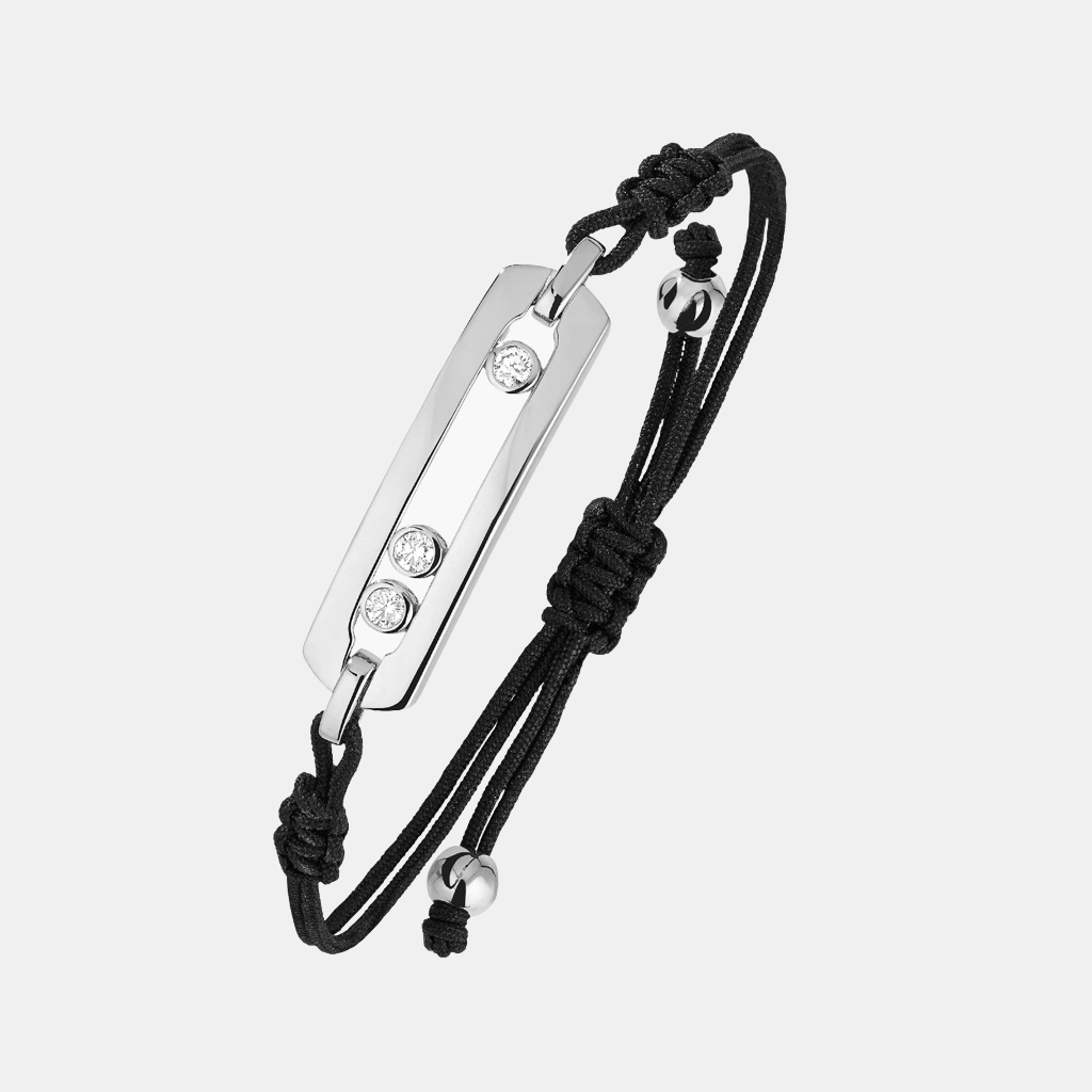 Bracelet Move L Or blanc Diamant 0.08ct