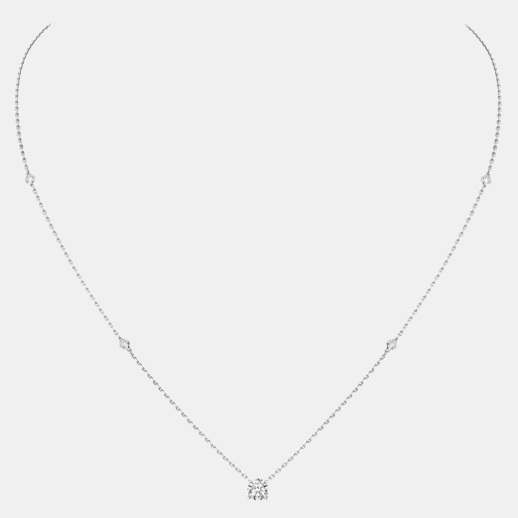 Collier (E)Motion Or blanc Diamant 0.2ct