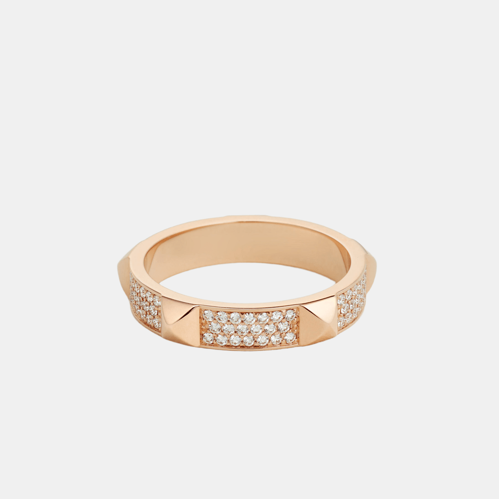 Bague Clou d'H Or rose Diamant 0.44 ct