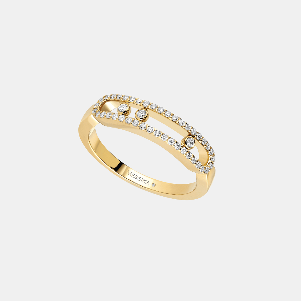 Bague Baby Move Pavé Or jaune Diamant 0.25ct