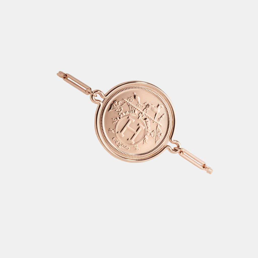 Bracelet Ex-Libris Grand modèle Or rose