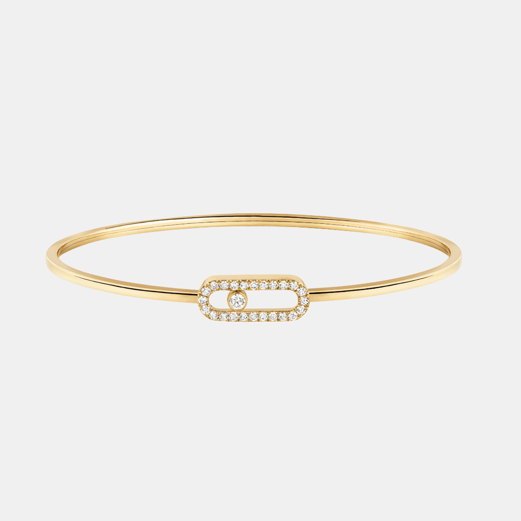Bracelet Move Uno Pavé Flex MM Or jaune Diamant 0.34ct
