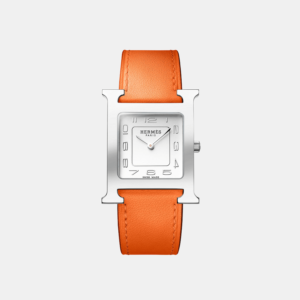 Montre Heure H Moyen modèle, 30 mm Quartz Acier  