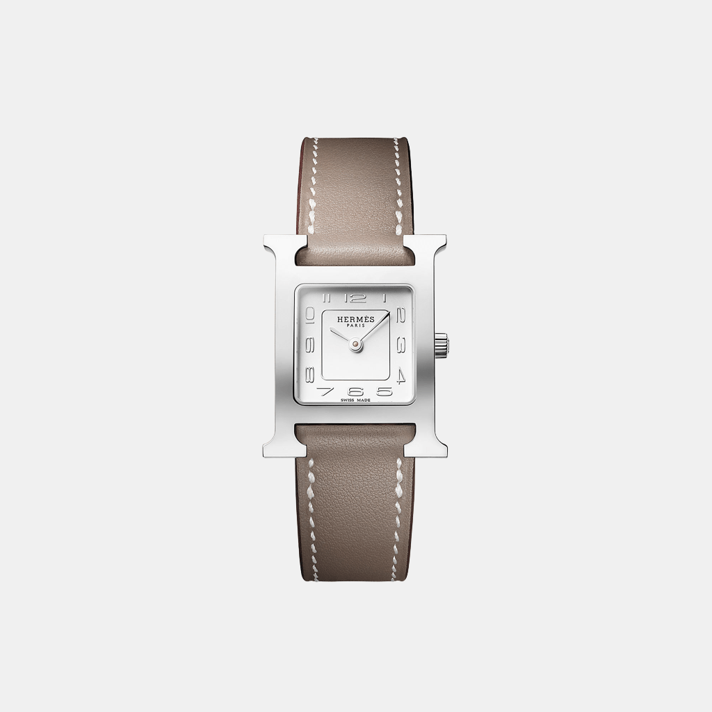 Montre Heure H Petit modèle, 25 mm Quartz Acier  