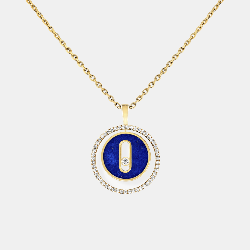 Collier Lucky Move Or jaune Mixte 0.16ct