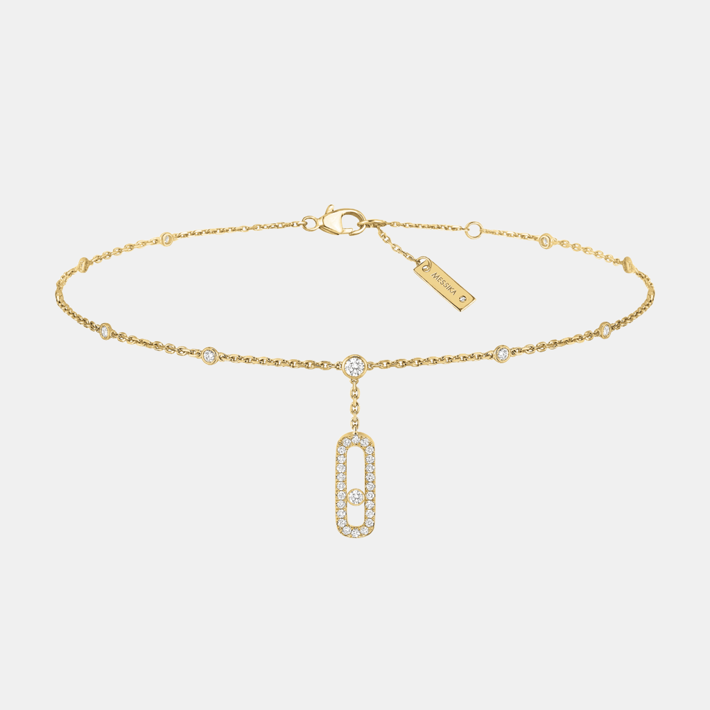 Bracelet Move Uno Pavé Or jaune Diamant 0.35ct