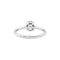Bague 50 Bague solitaire en or blanc 750 avec diamant ovale 1 ct 58 Facettes 35329