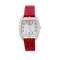 Montre Hermès Cape Cod Tonneau - Montre en acier et diamants sur cuir 58 Facettes 34299