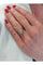 Bague 56 Solitaire ancien diamant 58 Facettes 084551