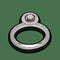 Bague 55 De Beers Aura - Solitaire en platine avec diamants, taille 55 58 Facettes FB10126
