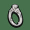 Bague 52-53 Solitaire - Bague en or gris 18 carats avec diamants 1,02 ct 58 Facettes FB08338