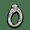 Bague 52-53 Solitaire - Bague en or gris 18 carats avec diamants 1,02 ct 58 Facettes FB08338