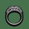 Bague 52 Solitaire style Art déco - Bague en or gris 18K et diamants, taille 52 58 Facettes FB09264-FB09217