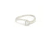 Bague Bague solitaire 0,20 ct en or blanc 18 carats avec diamant 58 Facettes 13606