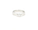 Bague Bague solitaire en or blanc 18 ct avec diamant 0,18 ct 58 Facettes 13329
