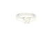 Bague 57 Bague solitaire - Diamants 1,22 ct en or blanc 18 ct 58 Facettes 13075