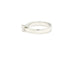 Bague Bague solitaire en or blanc 18 ct avec diamant 0,18 ct 58 Facettes 13329